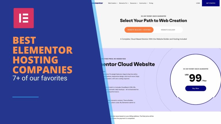 Best Elementor Hosting Companies