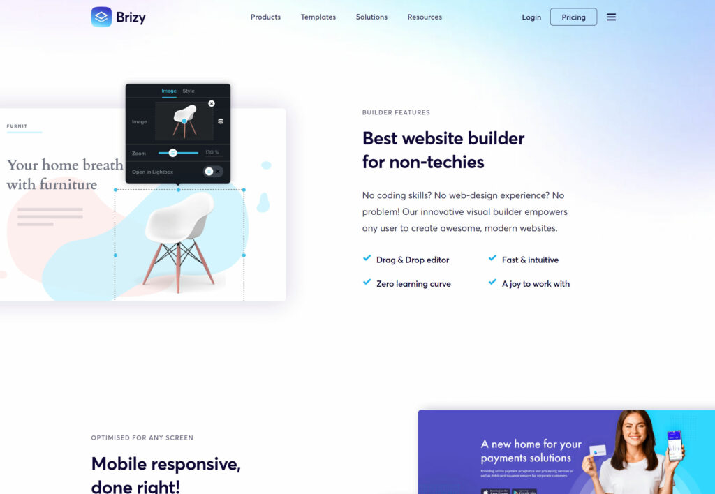 Brizy Drag and Drop Builder