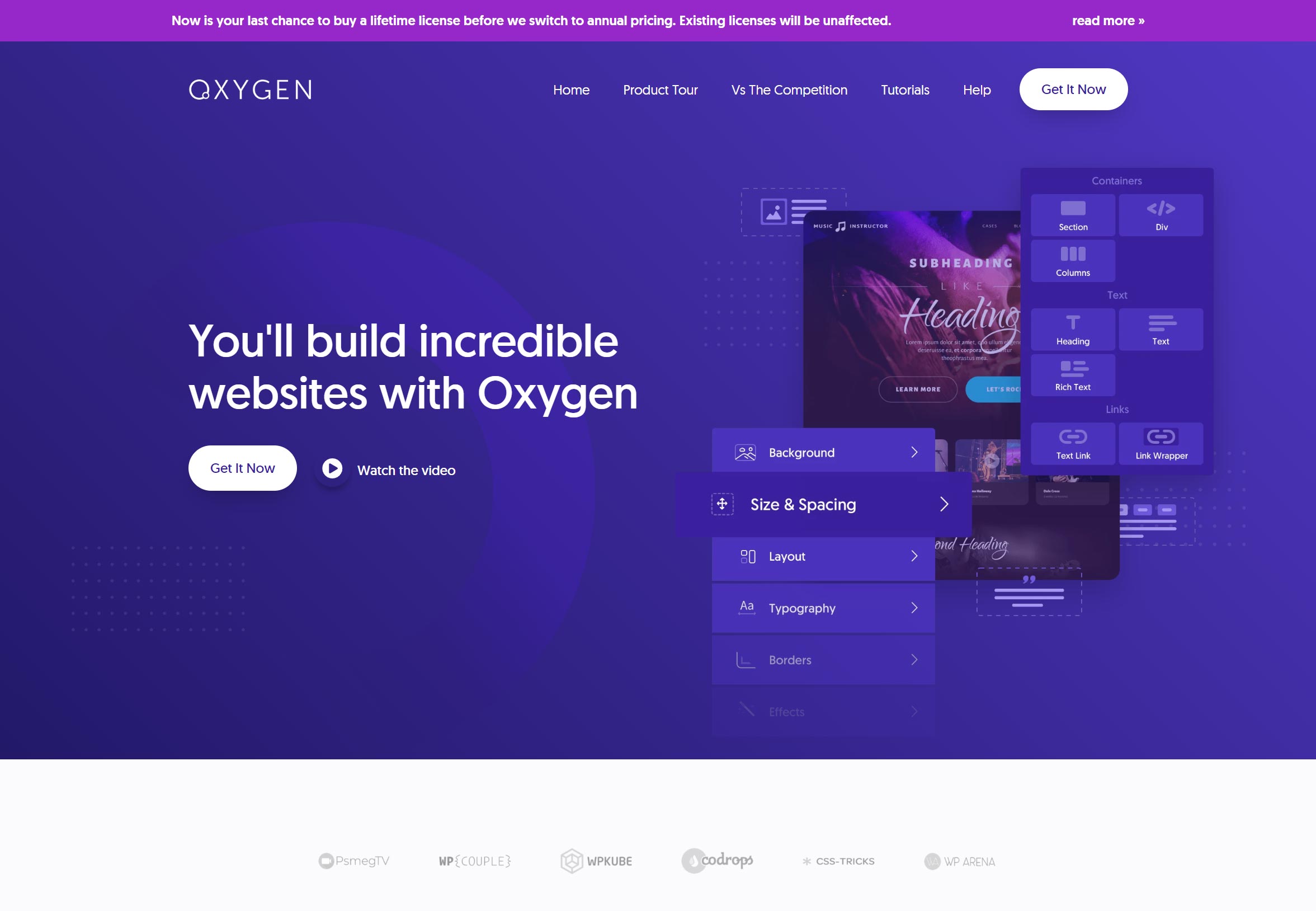 Oxygen WordPress Drag and Drop Editor